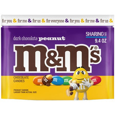   New Limited Edition M&Ms Dark Chocolate Pea...