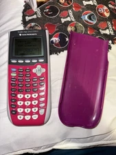 Texas Instruments TI-84 Plus C Silver Edition Graphing Calculator - Pink