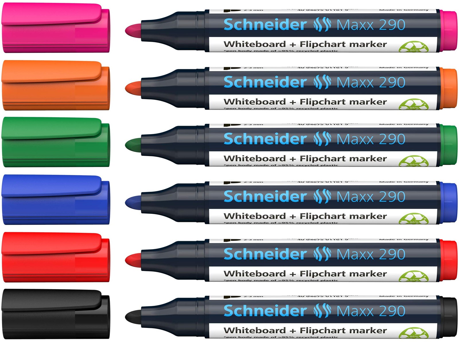 Schneider Maxx 290 Marker for Whiteboards and Flipcharts Bullet Tip 2-3 mm Line 4090₽