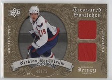 2008 Artifacts Treasured Swatches Dual Gold 46/75 Nicklas Backstrom #TSD-NB 0r6j
