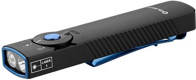 Olight  Arkfeld Pro EDC Taschenlampe mit UV Licht Laser und Weißlicht - 1300 Lum
