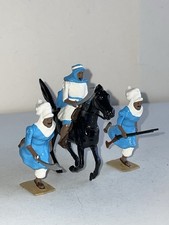 Britains Lead Toy Soldiers Arab on Horse 2 Arabs Running