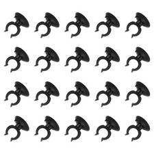 uxcell 20Pcs Aquarium Suction Cup Clips, 17mm Airline Tube 17mm, Clear