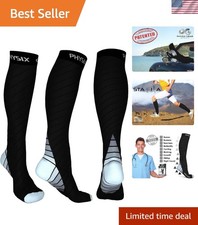Physix Gear Compression Socks 20-30 mmHg for Unisex - Ultimate Comfort  Support
