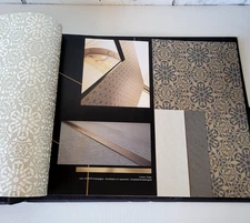 Wallpaper Sample Large Book Arts Crafts Wallquest JV 502 Interior