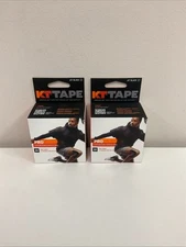 KT TAPE Kinesiology Therapeutic Tape - Black - Lot Of 2 G102
