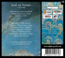 JOS‚ DE NEBRA: AMOR AUMENTA EL VALOR NEW CD