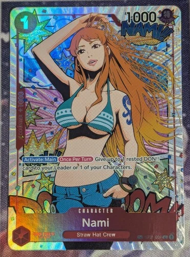 Treasure Rare Nami ST01-007 Alt Art - OP06 Wings Of The Captain