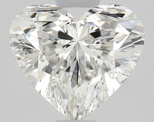 0.90 Carat Cert. AGI Heart Cut Natural Mined Diamond Loose G color VVS2 clarity