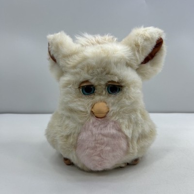 Tiger Furby 2005 Emototronic 59294 Beige Fell Rosa Haare / Selten