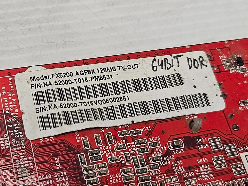 GeForce FX 5200 128MB DDR, 64 BIT, AGP 8x, Palit NA-52000-TD016-PM8531, WORKING - Image 4 of 4