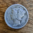 Mercury Dime 1942 Silver 10C Circulated US Coin Uncertified Business Strike
