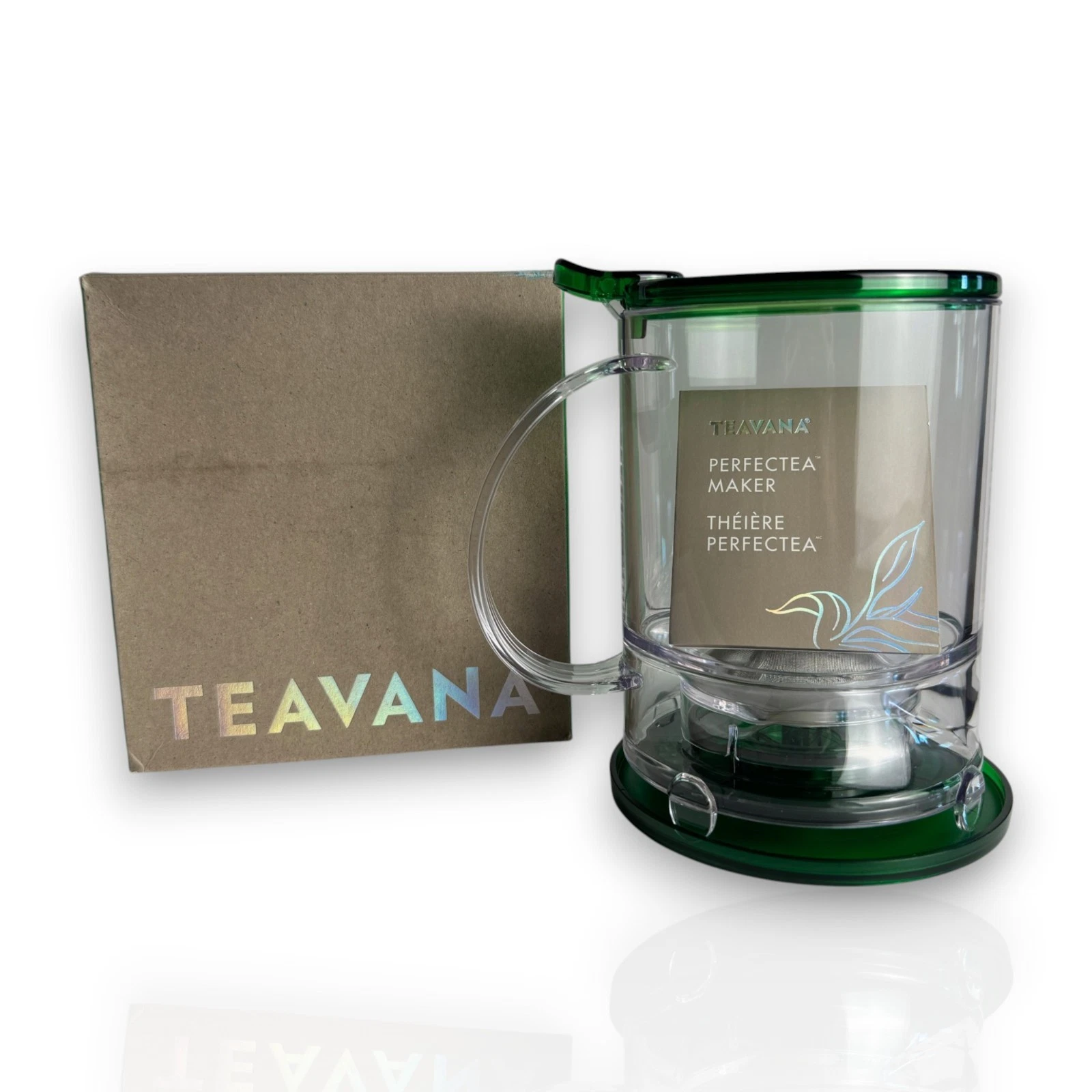 [OPEN BOX] TEAVANA PerfectTea tea infuser and steeper | plastic | Evergreen