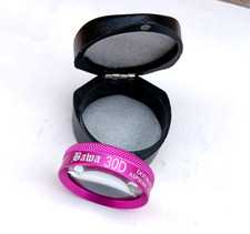 Dr Bawa 30D Lens Ultra Slim Pink Color With Case For Ophthalmology Optometry