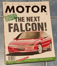 Modern Motor mag May 1990 Nissan Mazima Honda Legend Mazda 929 BMW B11