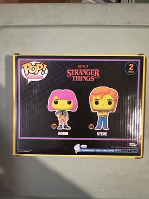 Funko Pop! Vinyl: Stranger Things - Robin & Steve 2-Pack (Black