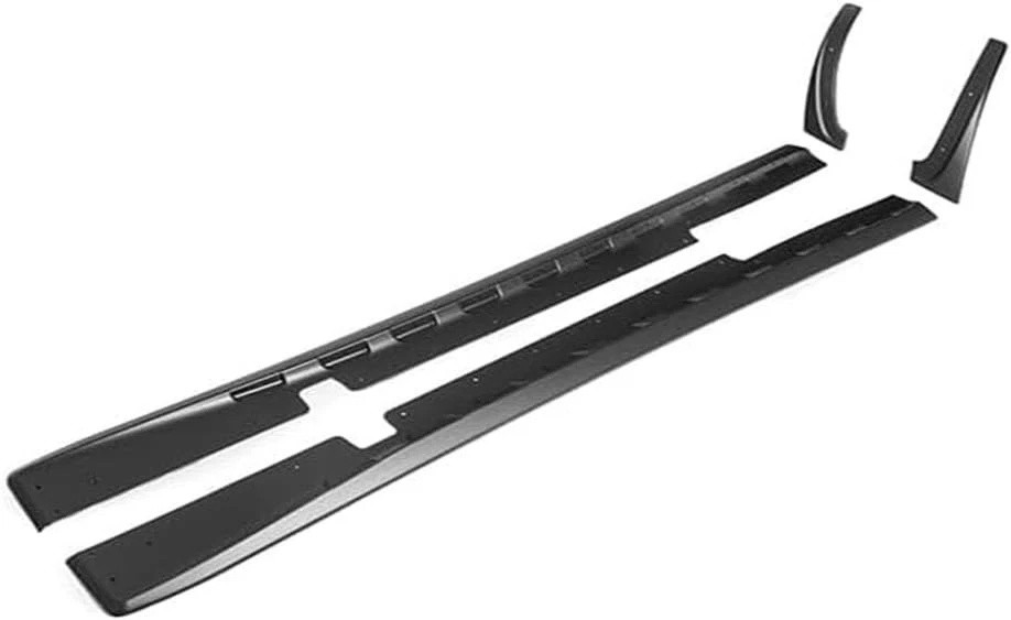 For 97-04 Chevy Corvette C5 ZR1 Style Glossy Black Side Skirt Rocker ...