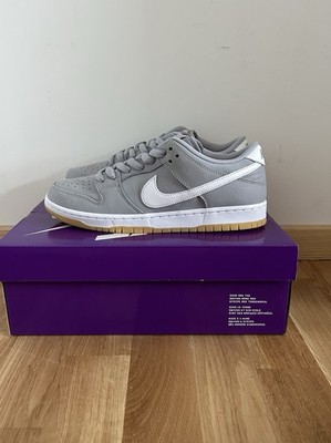 Nike SB Dunk Low Pro ISO Orange Label Wolf Grey Gum EU 41 US M 8