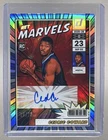 Cedric Coward 2025 Panini Donruss #5 Net Marvels Signatures Rookie RC Auto /75