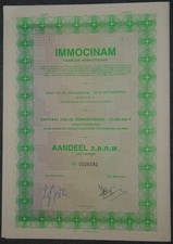 IMMOCINAM Naamloze Vennootschap 1988