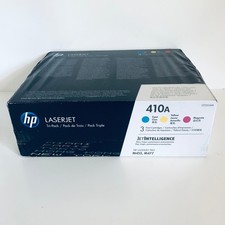 Genuine HP 410A Cyan/Magenta/Yellow Standard Yield Toner Cartridge 3 Pk CF251AM