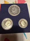 Us Bicentennial Silver Proof  Set Eisenhower Kennedy, Washington A Beautiful Set