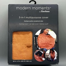 Modern Moments Gerber 3-In-1 Baby Multipurpose Seat/nursing Cover/Infinity Scarf