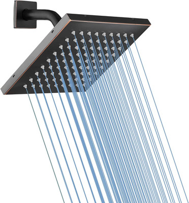 Oil Rubbed Bronze Shower Head Blucky 8 Inch High Pressure Square Rain Shower Hea