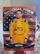 2024 Panini Prizm Racing NASCAR Layne Riggs #21 - Red Pulsar - 016/199 - Pride
