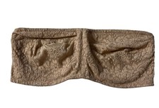 Wacoal 34DD Beige Hlo Lace 65449 Strapless Unlined Underwire Bra