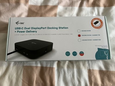 C31DUALDPDOCKPD i-tec USB-C Dual Display Docking Station with Power Delivery ~D~