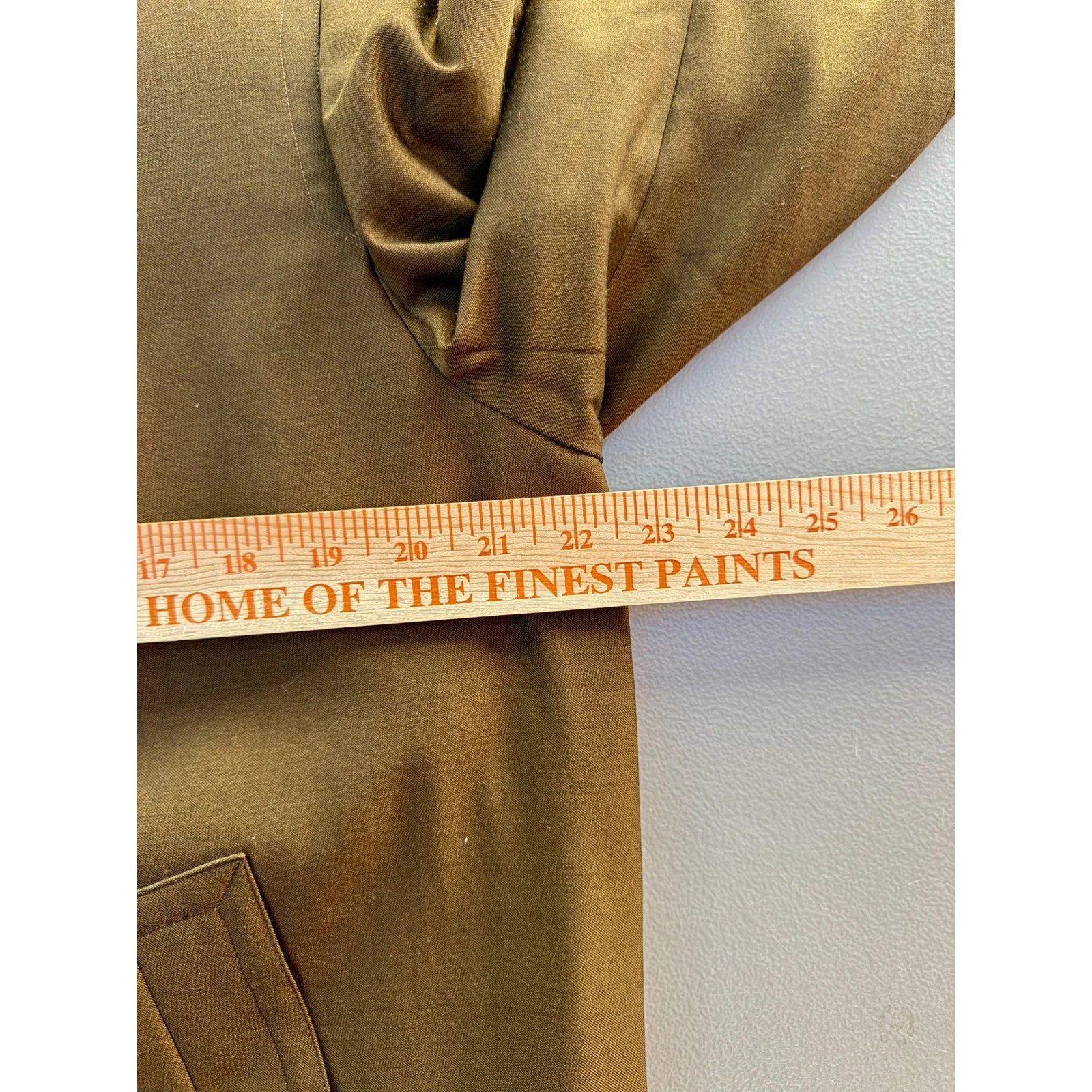 Hickey Freeman Mens Vintage Flight Coat Brown Hand Customized Raleighs Jacket - product detail image 5