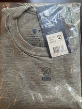 Tyndale Men's Long Sleeve T-Shirt NFPA 2112 CAT1, M010T, Gray, Size Medium