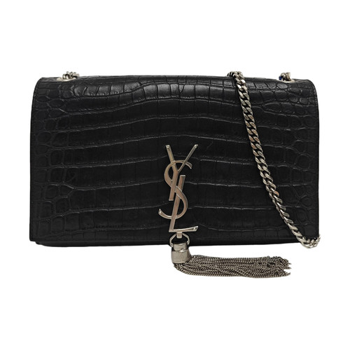 Yves Saint Laurent KATE Shoulder bags Leather Black Free Shipping | Duties Paid