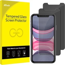 JETech Privacy Screen Protector for iPhone 11 11/XR 6.1-Inch, Black 