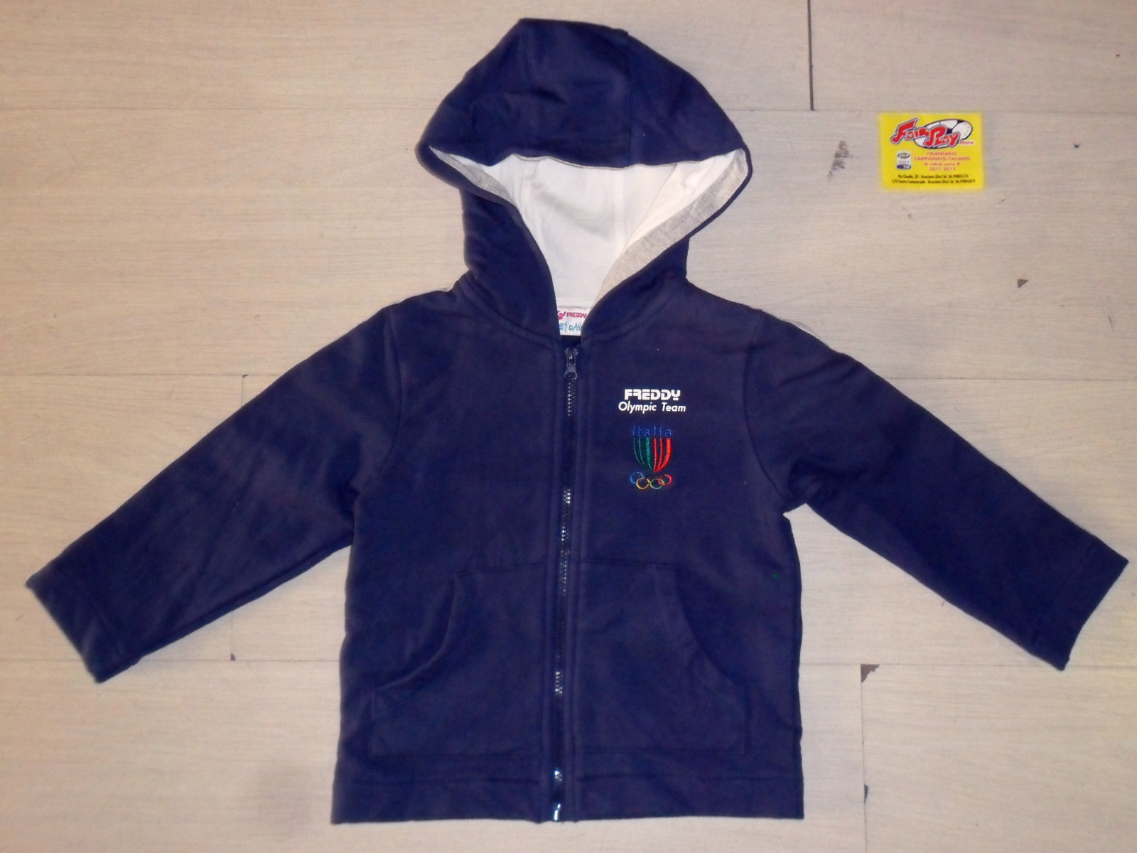 MJ Freddy Italy Baby Junior Newborn Hooded Sweatshirt 10057