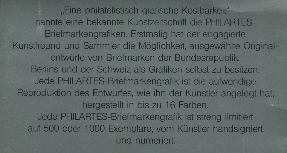 ART-EDITION 1992 GERMANY 1638 STAMP DAY BALLOON POST BALLONPOST - Ltd 1.000!! - Image 3 of 3