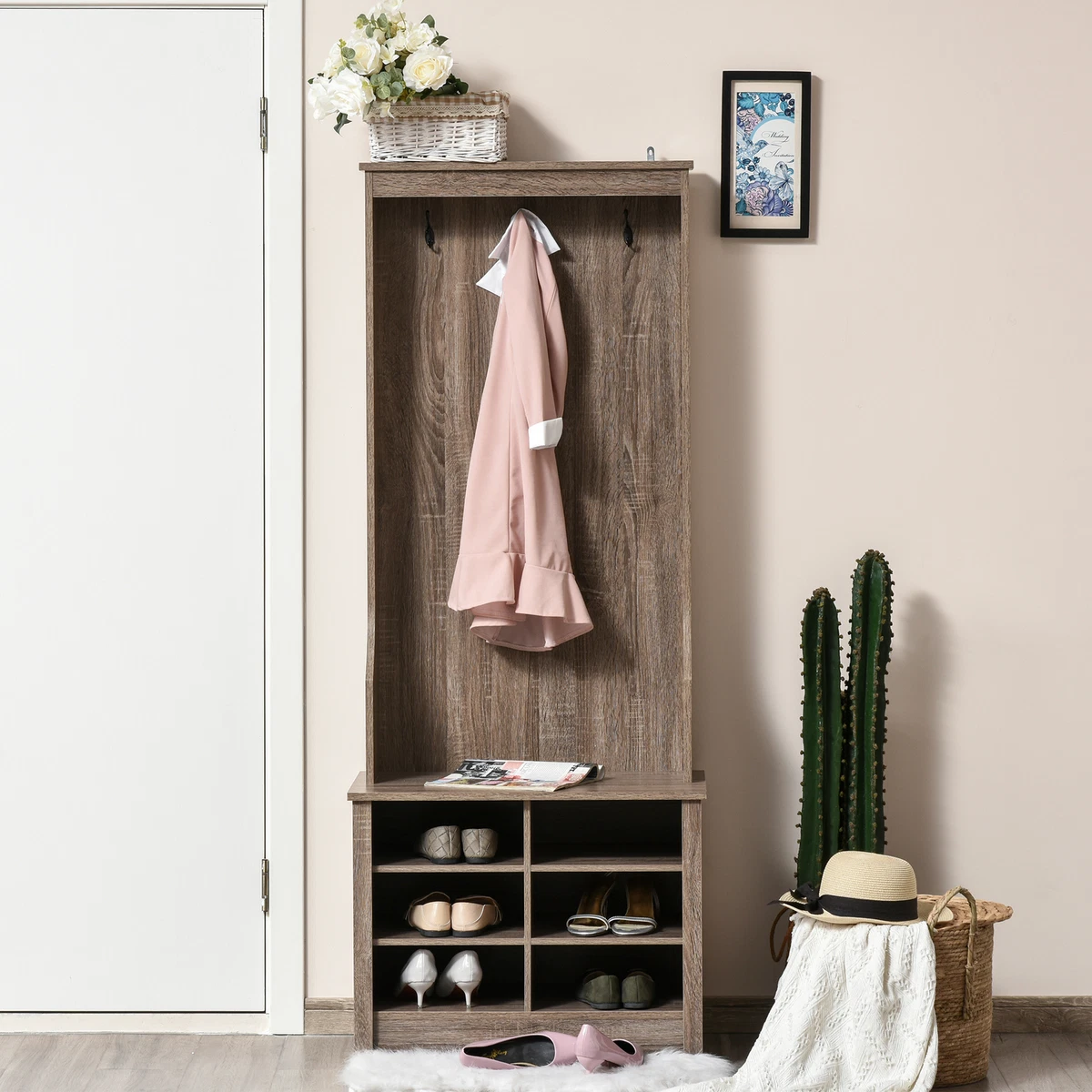 Coat rack best sale for garage