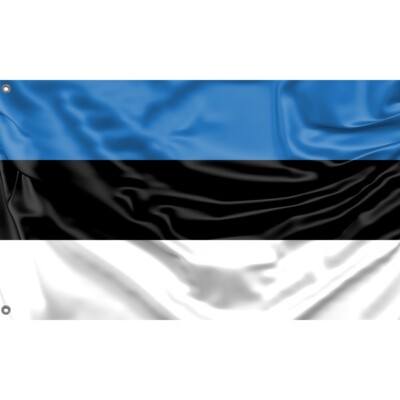 Estonia Flag, Unique Design, 3x5 Ft / 90x150 cm size, EU Made