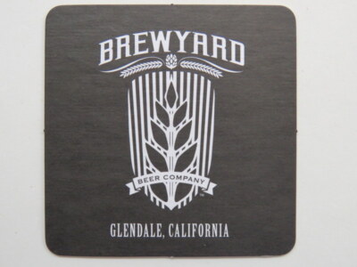 Bieruntersetzer BREWYARD Beer Co Glendale, CALIFORNIA    Mehr Untersetzer