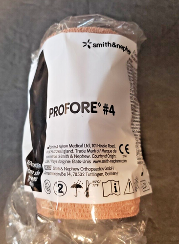 Lot 24 Smith & Nephew Profore #4 Wrap 4" x 8' Unstretched New in Package - Picture 2 of 6
