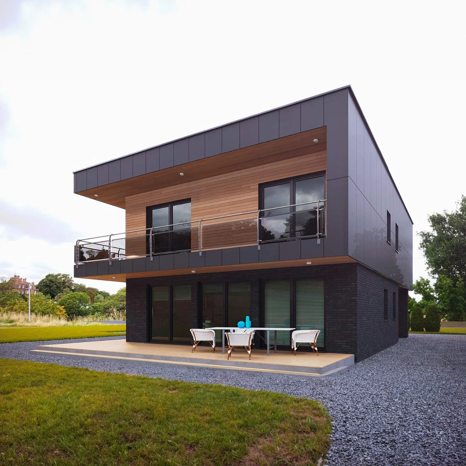 PREFAB LOG CABIN HOME KIT NATURAL WOOD 2600 ft² / 241 m² - DISCOUNT CARD 3% off - Image 2 of 4