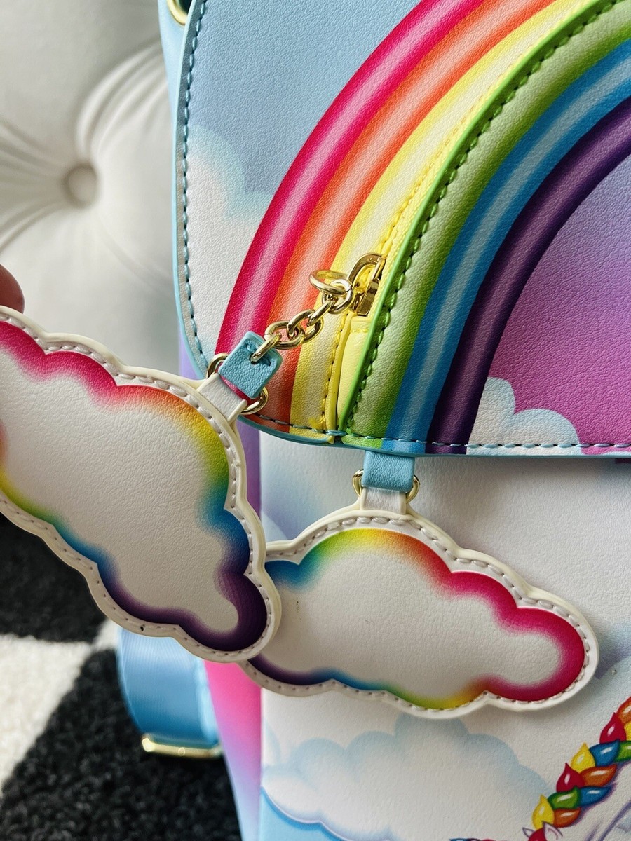 特価★LOUNGEFLY★リサフランク UNICORN リュック Amazon.com | Loungefly Lisa Frank Color Block Mini Backpack