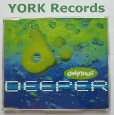 DELIRIOUS - Deeper - Excellent Condition CD Single Furious? CDFURY 2