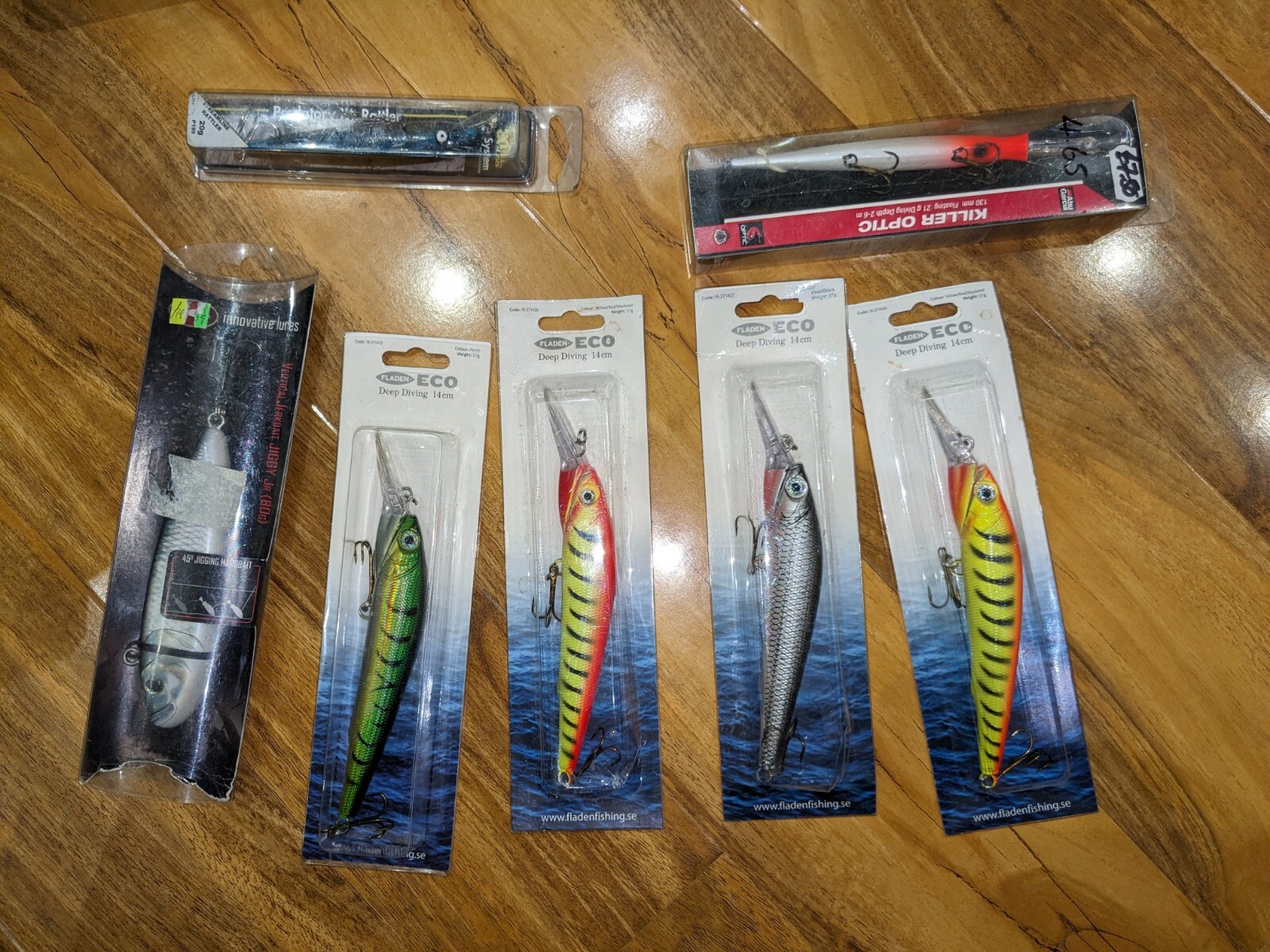 Fishing Tackle Box With Pike Fishing Lures eBay