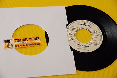 ''SIR DOUGLAS QUINTETT 7'''' DYNAMIT FRAU ORIGINAL ITALIEN PROMO JB AUFKLEBER 1969 EX''