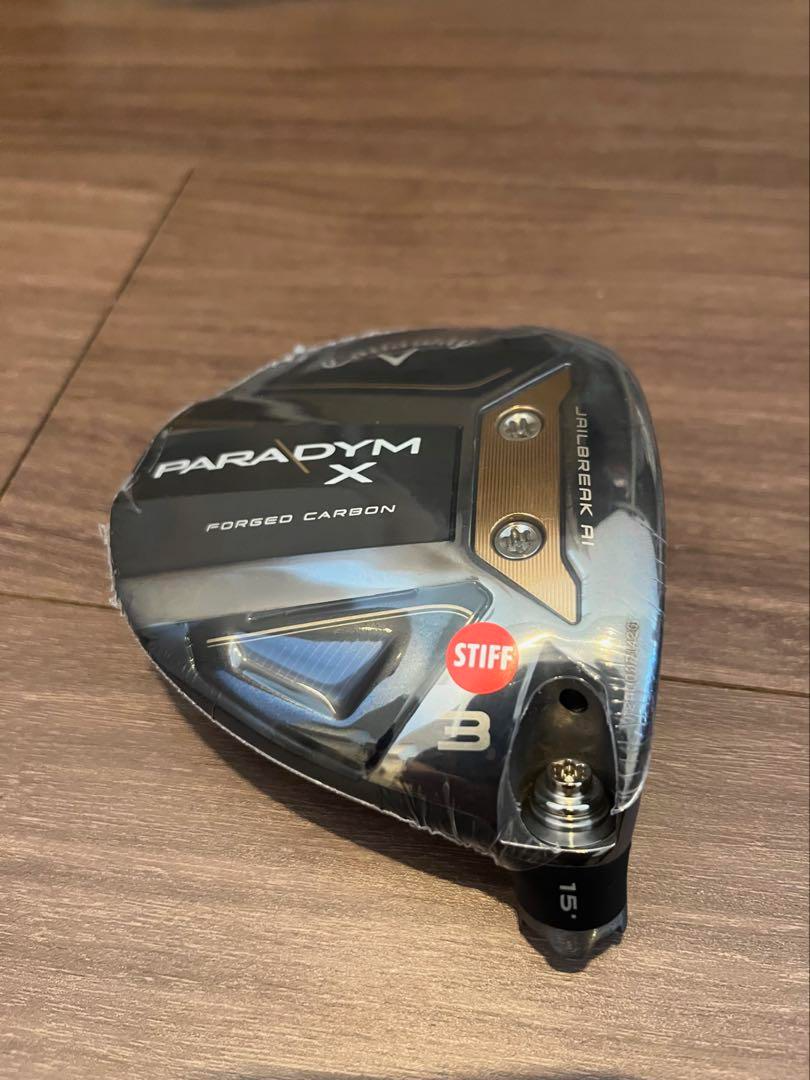 Callaway Paradym X 15° 3W Fairway Wood Head Only RH Used Japan B702