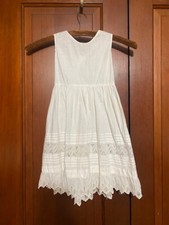 Vtg White Little Girl's Dress