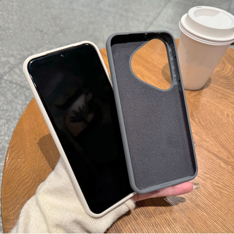 For Huawei Pura 70 Pro/70 Ultra Soft Liquid Silicone Back Case