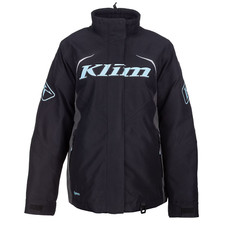 Klim Woman's Spark Jacket, Black - Crystal Blue - Non Current